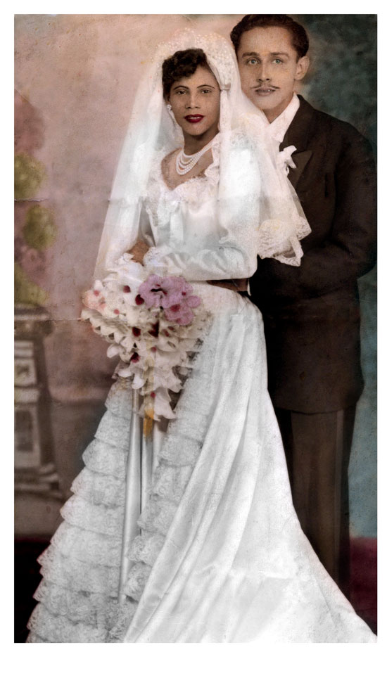 Wedding Photo Before and After